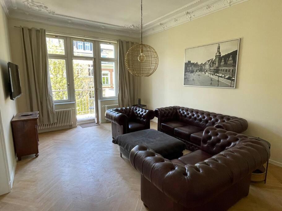 Ruhige&Charmante Altbauwohnung Leipzig Ngoại thất bức ảnh